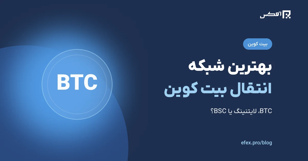 معرفی بهترین شبکه انتقال بیت کوین | افکس